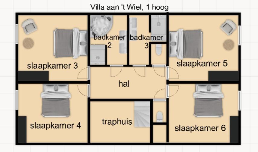 Villa Aan 'T Wiel Op Recreatiepark De Wielen Άγιος Μαρτίνος Εξωτερικό φωτογραφία
